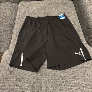 Puma Men's Black Performance Shorts